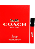Coach Love eau de parfum for women 2 ml with spray, vial