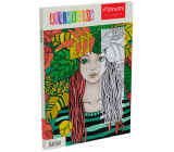 Monumi Teens Marina creative picture to colour in frame 38,5 x 1,5 x 27 cm, recommended age 10+