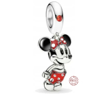 Charm Sterling silver 925 Disney Minnie Mouse, movie bracelet pendant