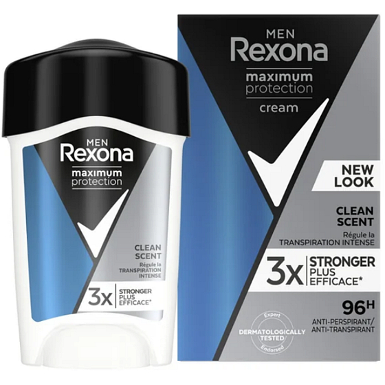 Rexona Men Maximum Protection Clean Scent antiperspirant stick pro muže 45 ml s maximální ochranou proti pocení