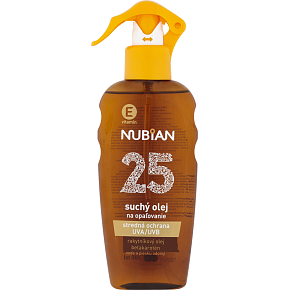 Nubian OF 25 Sunscreen Dry Oil, 200 ml