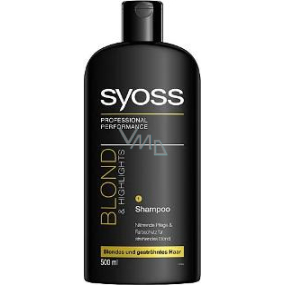 Syoss Blond & Highlights shampoo for blonde and highlighted hair 500 ml