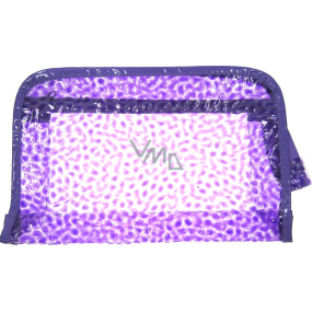 Etue Transparent cosmetic bag purple 25 x 16 x 6 cm 1 piece