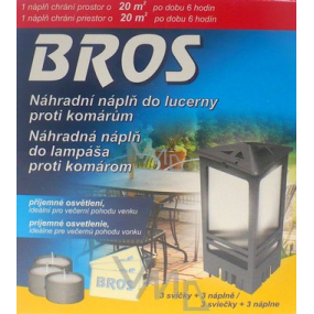 Bros Lantern spare mosquito refill 3 candles + 3 refills