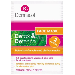 Dermacol Detox & Defense detoxifying and protective face mask 2 x 8 g
