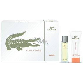 Lacoste pour Femme perfumed water 50 ml + body lotion 100 ml, gift set