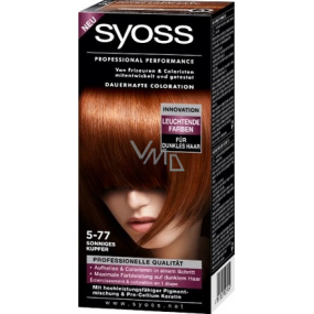 Syoss Professional hair color 5 - 77 dazzling copper