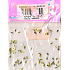 LaMeiLa Nail decorations rhinestones droplets yellow 1 pack