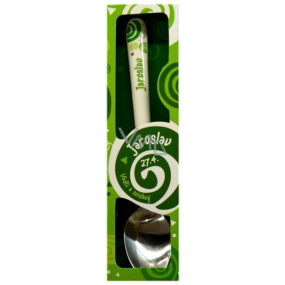Nekupto Twister Spoon named Jaroslav green 16 cm