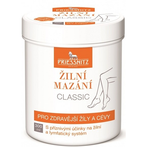 Priessnitz Classic Venous Ointment - For Healthier Veins and Vessels 300 ml