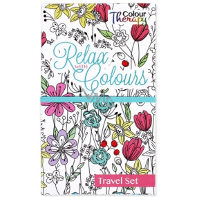 Albi Travel Stress Relaxing Coloring Book With meadow 11.2 cm x 19 cm