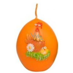 Animals Easter candle orange egg 54 g