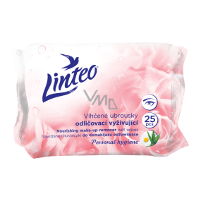 Linteo Make-up removing nourishing wet wipes 25 pieces