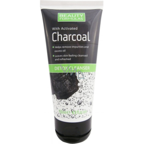 Beauty Formulas Charcoal Detox Activated Charcoal Detoxifying Emulsion 150 ml
