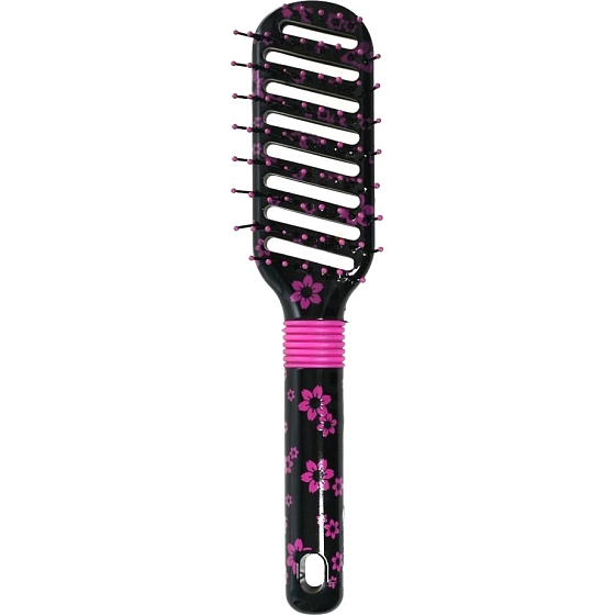 Duko Hair Brush Straight 9 Rows Flower CB 1494RK