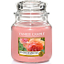 Yankee Candle Sun Drenched Apricot Rose - Scented Candle Classic Medium Jar 411 g