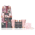 Baylis & Harding Rose petals bath cream 100 ml + shower cream 100 ml + body lotion 50 ml + hand cream 50 ml + bath crystals 25 g + massage sponge, cosmetic set