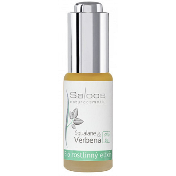 Saloos Bio Squalane & Verbena plant elixir for sensitive and dry skin 20 ml