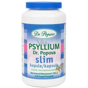 Dr. Popov Psyllium Slim fiber capsules for an effective and easy weight loss diet supplement of 120 pieces