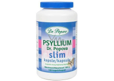 Dr. Popov Psyllium Slim fiber capsules for an effective and easy weight loss diet supplement of 120 pieces