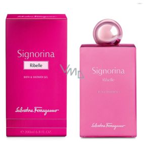 Salvatore Ferragamo Signorina Ribelle shower gel for women 200 ml