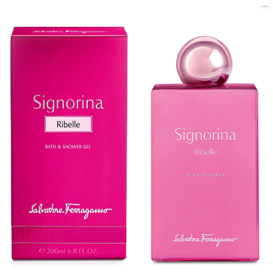 Salvatore Ferragamo Signorina Ribelle shower gel for women 200 ml