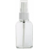 Transparent plastic bottle with dispenser 50 ml