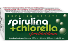 Naturvita Spirulina + Chlorella + Prebiotic dietary supplement helps strengthen and cleanse the body, protects the body from free radicals 90 tablets