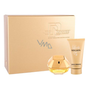 Paco Rabanne Lady Million eau de parfum for women 50 ml + body lotion 75 ml, gift set for women