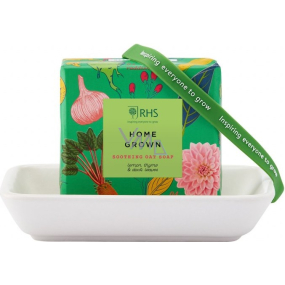 Heathcote & Ivory Home Grown toilet soap with soap dish 150 g