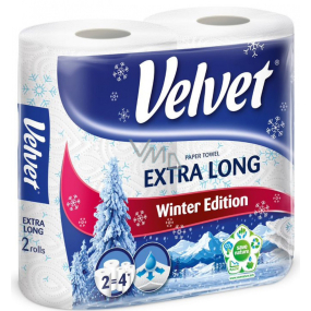 Velvet Winter Edition Winter Printed Paper Kitchen Towels 2 ply 2 pieces