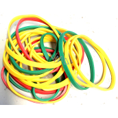 Colourful rubber bands wider 20 g 619