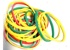 Colourful rubber bands wider 20 g 619