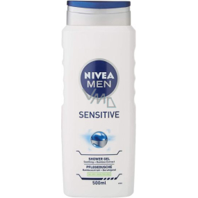 Nivea Men Sensitive shower gel for body, face and hair 500 ml