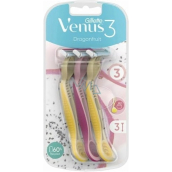 Gillette Venus 3 Dragonfruit razor 3 pieces for women