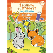 Ditipo Getting Started with Cutting out Animals in the Forest creative book 17,5 x 24,1 x 0,8 cm, age 3+