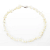 Mother-of-pearl necklace natural stone chipped 40 - 45 cm, symbol of femininity