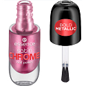 Essence Satin Chrome Nail Polish 03 Meta Maroon 8 ml
