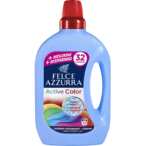 Felce Azzurra Laundry Gel Active Color 32 Washes, 1.595 L