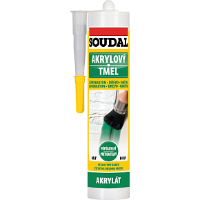 Soudal acrylic sealant, paintable, white, 300 ml