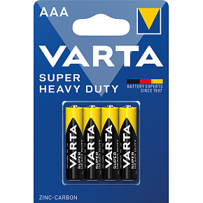 Varta Superlife, AAA batteries, zinc carbon, 4 pcs