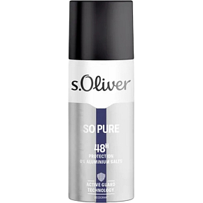 s.Oliver so Pure moisturizing deodorant for men 150 ml s.Oliver so Pure moisturizing deodorant for men 150 ml