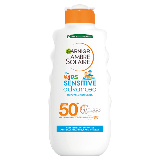 Garnier Ambre Solaire Kids Sensitive Advanced OF50+ Sunscreen Lotion for Kids 200 ml