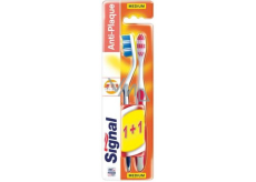 Signal Anti-Plaque Medium Toothbrush 2 Pieces, Duopack