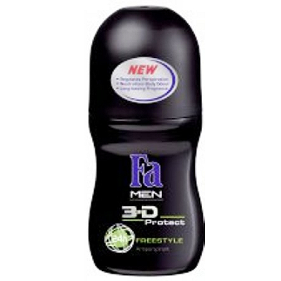 Fa Men 3D Freestyle roll-on ball deodorant for men 50 ml