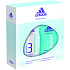 Adidas Action 3 Mineral Protect antiperspirant deodorant spray for women 150 ml + Fresh Boost shower gel 250 ml, cosmetic set