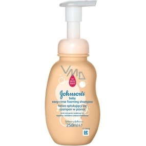 Johnsons Baby Easy Rinse easy-to-wash foam shampoo for children 250 ml