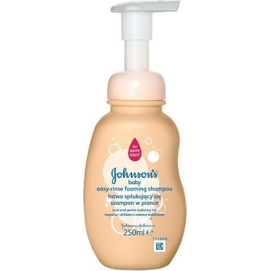 Johnsons Baby Easy Rinse easy-to-wash foam shampoo for children 250 ml