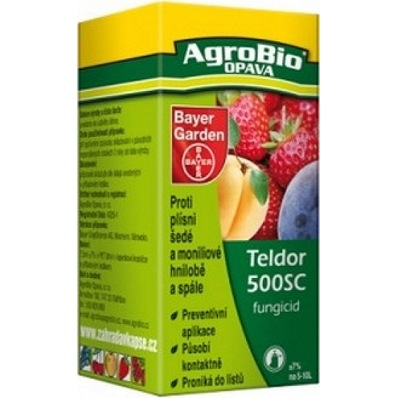 Bayer Garden Teldor 500 SC plant protection product in the form of a suspension concentrate of 100 ml