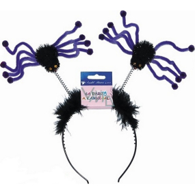 Spider headband purple